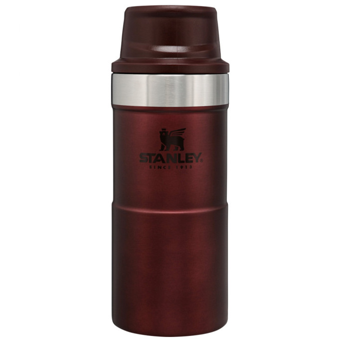 Термокружка Stanley Classic Trigger Action One Hand 2,0, 0,25 л, бордовая 10-09849-013